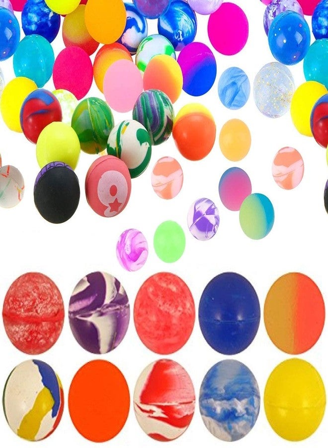 D Moto World DMW 36 Pieces Bouncy Balls 30 mm Diameter Bouncy Ball Party Bags Fillers for Kids Large Assorted School Prize Festival Gifts (Medium 36 Pieces) - Image 1